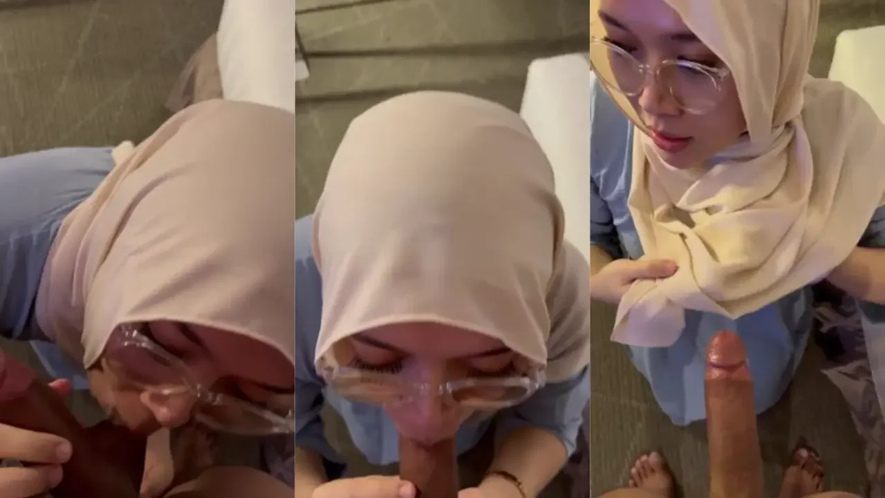 Sepongan Jilbab Cantik nikmat sekali bikin gemes